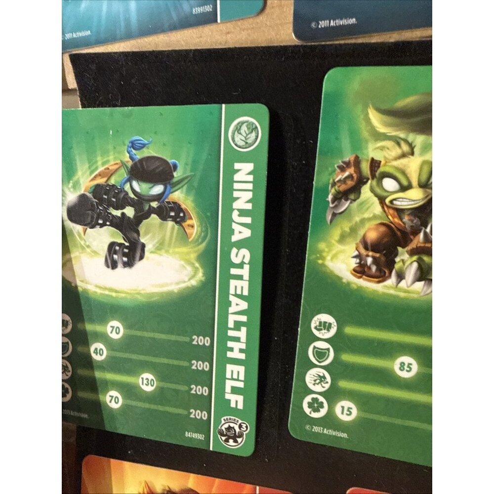 27 Skylander Spyro's Adventure Stat Cards 19 Scan Cards - Picture 4 of 11